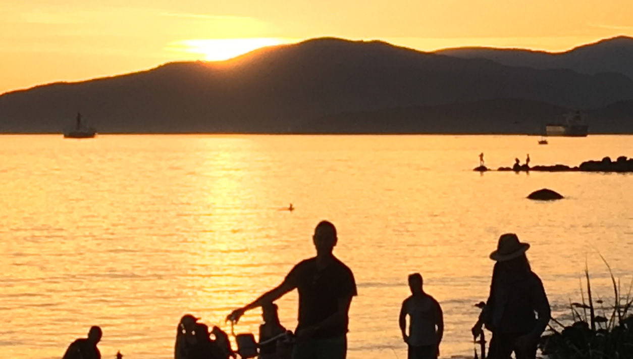Customized family sunset